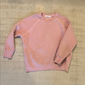 Perfectwhitetee Blush Crew Neck Sweater